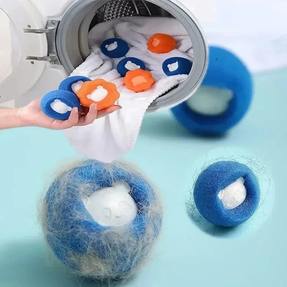 Laundry Balls 3-10Pcs Laundry Balls Pet Hair Remover Reusable Balls Washing Machine Filter Removes Lint from Clothes Ball Catch