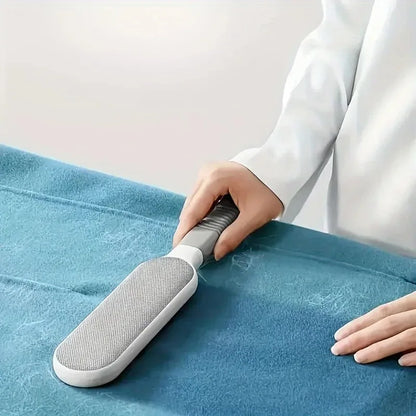Double-Sided Pet Hair Remover, Manual Electrostatic Sticky Lint Brush, for Cat, Clothing, Sofa, Furniture, Carpet Cleaning