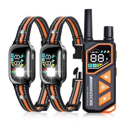 2026 New AI Electric Collar for 10-120Lbs Dogs,3300Ft 2 in 1 Automatic Dog Training Collar,Ipx7 Waterproof Dog Shock Collar
