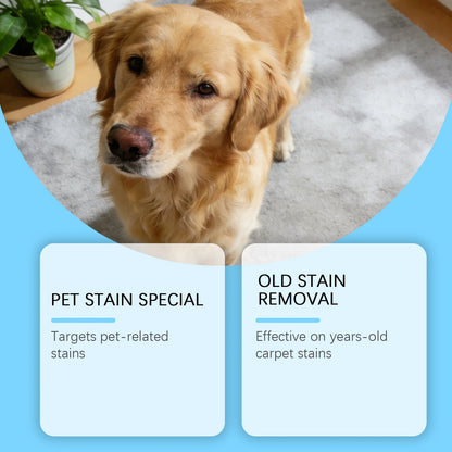 Pet Stain Odor Remover Multi Surface Cleaner Effective for Old Carpet Stains Pet Urine Stain Eliminator Home Pet Cleaning Spray