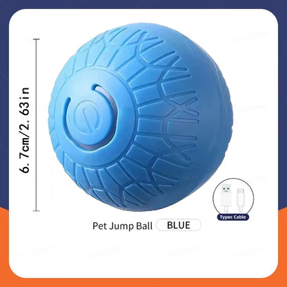 Smart Dog Toy Ball Automatic Interactive Pet Electronic Rolling USB Rechargeable Moving Bouncing for Puppy to Large Dog Chew Toy